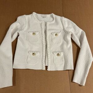 JCREW women’s cardigan sweater size XXS creamy white